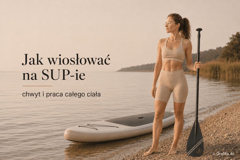 Jak prawidłowo wiosłować na SUP-ie? Chwyt, fazy ruchu i praca całego ciała